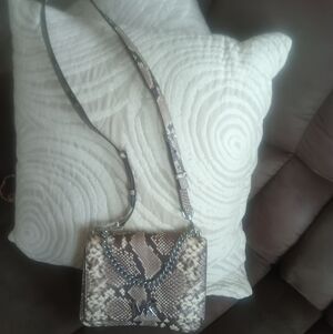 Michael Kors Leather Bag With Chain Strap